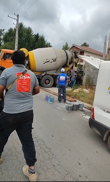 هاوین مرکز بتن آب بند روف گاردن در کلاردشت